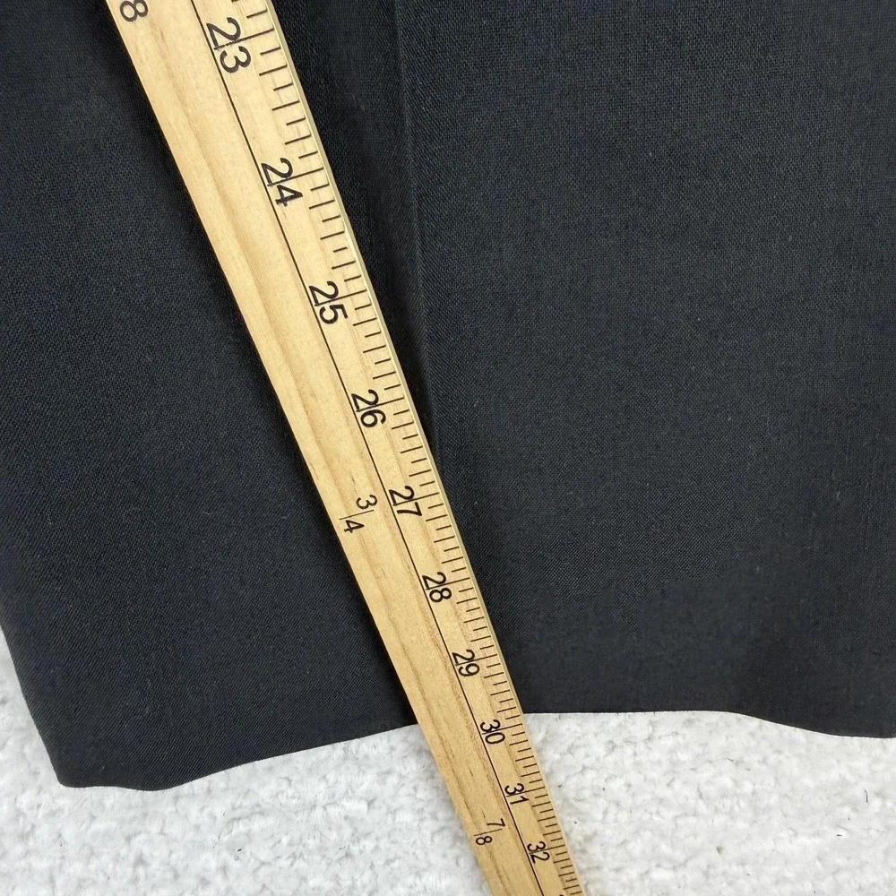 VTG Levis Travelers Dress Pants Mens 42x30 Black Classic Fit Wool Blend Office